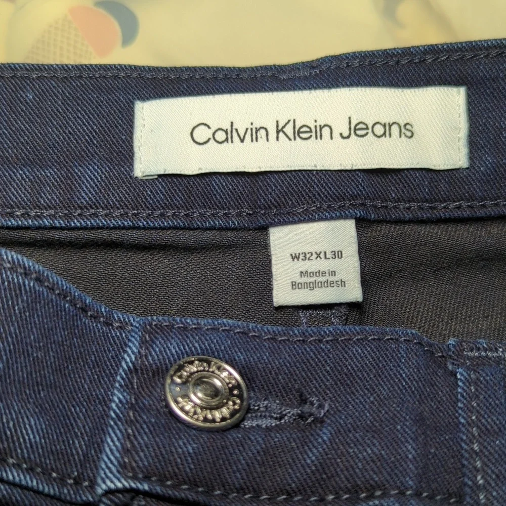 Calvin Klein Straight Leg Jeans Dark Wash Stretch Men's Size 32x30